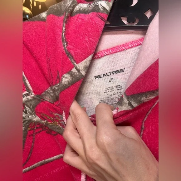 Realtree Pink Camo Pullover Hoodie - Picture 2 of 5
